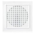 Recessed Vandal Proof Baffle for 8 Cone Speakers