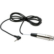 Revolabs 07SONYVC01 XLR Female to 3.5mm Unbalanced Male Cable (3')