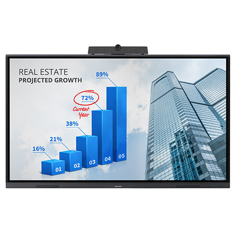 SHARP PN-L862B 75 4K UHD AQUOS BOARD interactive display