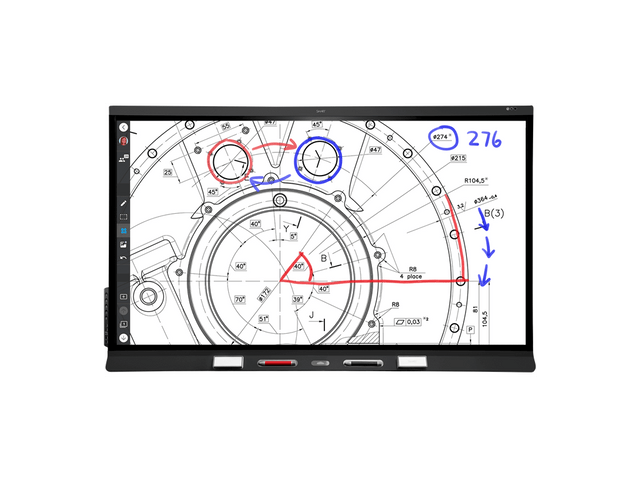 SMARTBOARD SBID-6486S-V3-P 86 4K UHD Interactive Display