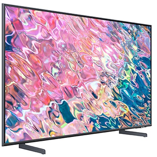 Samsung HG55Q60BANFXZA 55 UHD 4K HDR Hospitality TV with Tizen Enterprise Platform angled