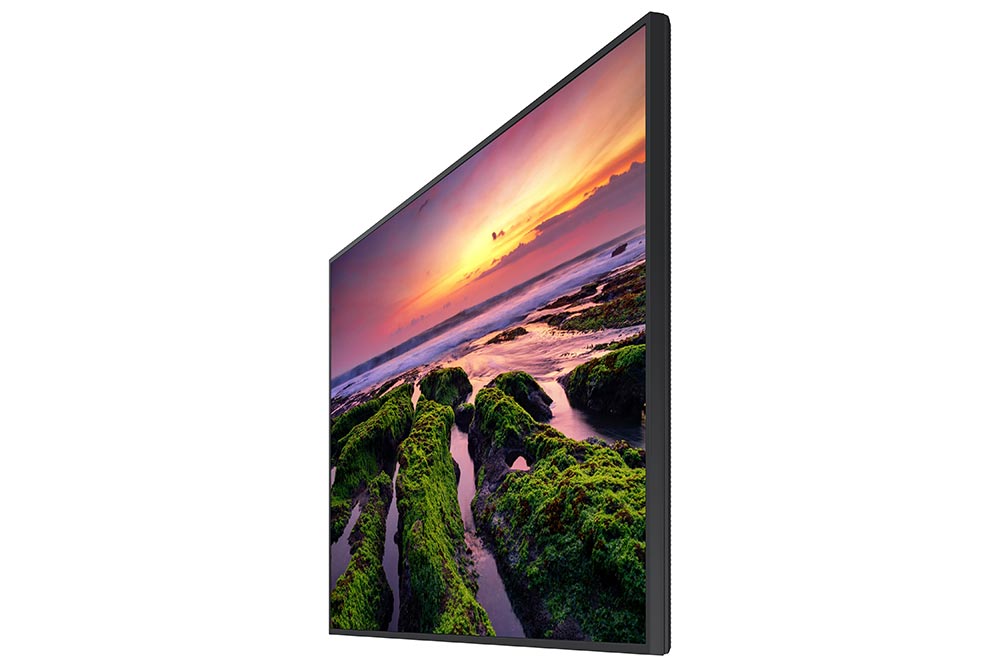 Samsung QB50B 50 inch UHD 4K Commercial Display Side Profile