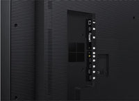 Samsung QB98T 98in 4K UHD Digital Signage LED Display view of input output ports shown