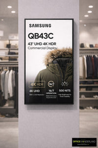 Samsung QB43C 43" QBC Series UHD 4K HDR Commercial Monitor - Buy Online | Authorized Dealer