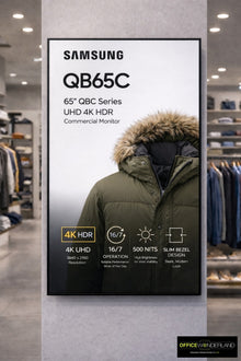 Samsung QB65C 65" QBC Series UHD 4K HDR Commercial Monitor - Buy Online | Authorized Dealer