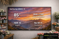 Samsung QB85C-N 85" UHD 4K HDR Commercial Monitor - no wifi