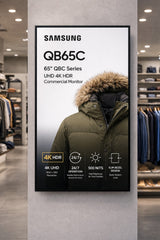 Samsung QB65C 65" QBC Series UHD 4K HDR Commercial Monitor - Buy Online | Authorized Dealer