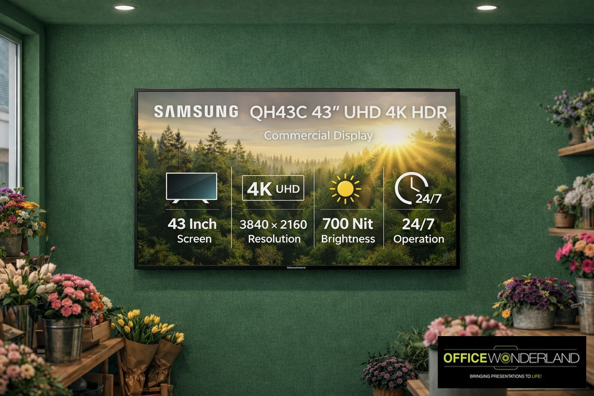 Samsung QH43C 43" 4K UHD Commercial Monitor