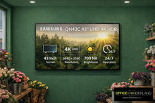 Samsung QH43C 43" 4K UHD Commercial Monitor