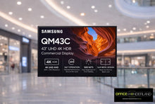 Samsung QM43C 43" UHD 4K Commercial Monitor - Buy Online | Authorized Dealer