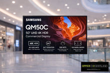 Samsung QM50C 50" UHD 4K Commercial Monitor - Buy Online | Authorized Dealer