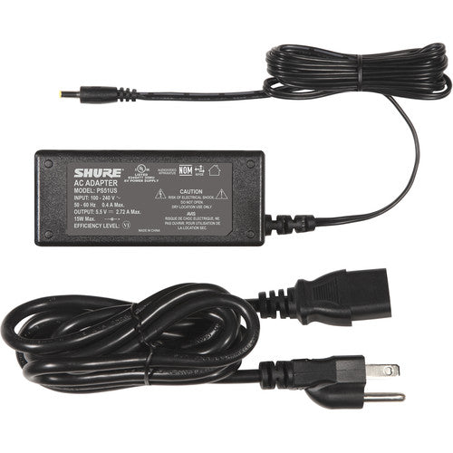 Shure 15 VDC AC Adapter for Select Chargers