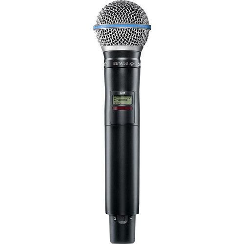 Shure AD2 B58 Digital Handheld Wireless Microphone Transmitter with Beta 58A Capsule (G57 470 to 616 MHz)