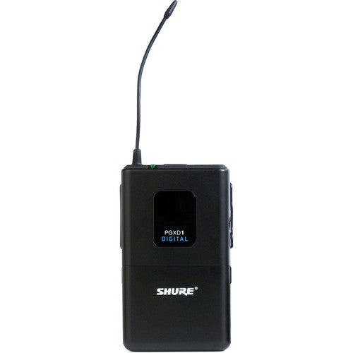 Shure PGXD1-X8 Digital Wireless Bodypack Transmitter (900 MHz)
