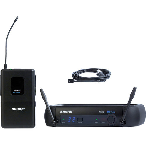 Shure PGXD1493X8 Digital Wireless Omni Lavalier Microphone System (900 MHz)