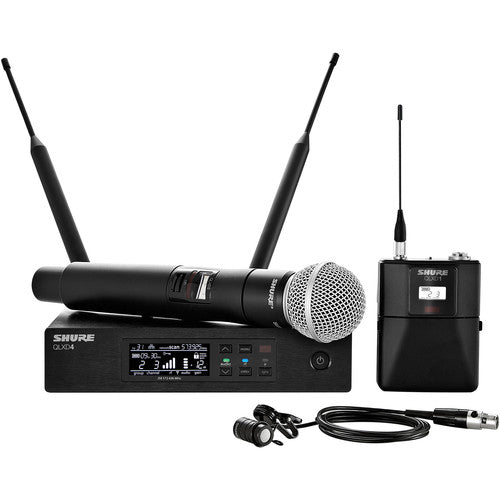 Shure QLXD124 85 Digital Wireless Combo Microphone System