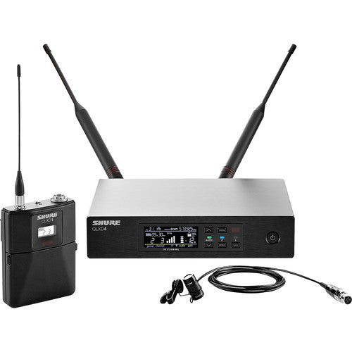 Shure QLXD14 83 Digital Wireless Omnidirectional Lavalier Microphone System (G50 470 to 534 MHz)