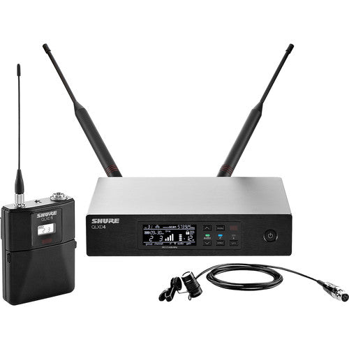 Shure QLXD14 83 Digital Wireless Omnidirectional Lavalier Microphone System (H50 534 to 598 MHz)