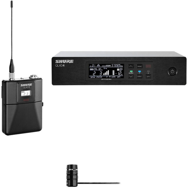 Shure QLXD14 84 Digital Wireless Supercardioid Lavalier Microphone System Kit