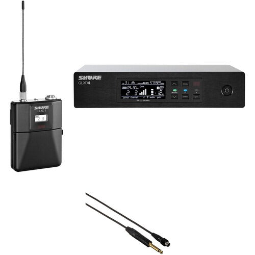 Shure QLXD14 Wireless Guitar System Kit (G50 470 to 534 MHz) bundle