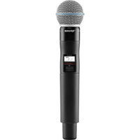 Shure QLXD2 B58A Digital Handheld Wireless Microphone Transmitter with Beta 58A Capsule (V50 174 to 216 MHz)