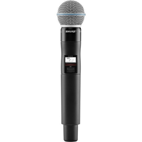 Shure QLXD2 B58A Digital Handheld Wireless Microphone Transmitter with Beta 58A Capsule (X52 902 to 928 MHz)