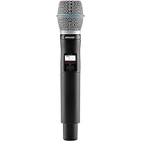 Shure QLXD2 B87A Digital Handheld Wireless Microphone Transmitter with Beta 87A Capsule (G50 470 to 534 MHz)