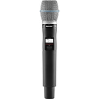 Shure QLXD2 B87A Digital Handheld Wireless Microphone Transmitter with Beta 87A Capsule (V50 174 to 216 MHz)