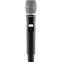 Shure QLXD2 B87C Digital Handheld Wireless Microphone Transmitter with Beta 87C Capsule (H50 534 to 598 MHz)