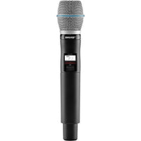Shure QLXD2 B87C Digital Handheld Wireless Microphone Transmitter with Beta 87C Capsule (J50A 572 to 608 + 614 to 616 MHz)