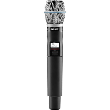 Shure QLXD2 B87C Digital Handheld Wireless Microphone Transmitter with Beta 87C Capsule (X52 902 to 928 MHz)