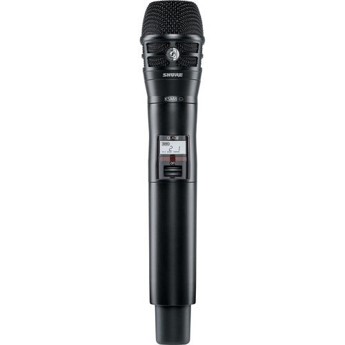 Shure QLXD2 KSM8 Digital Handheld Wireless Microphone Transmitter with KSM8 Capsule (G50 470 to 534 MHz)