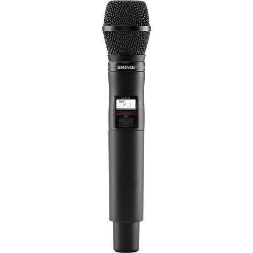 Shure QLXD2 SM87 Digital Handheld Wireless Microphone Transmitter with SM87A Capsule (J50A 572 to 608 + 614 to 616 MHz)