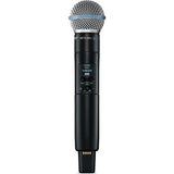 Shure SLXD24 B58 Digital Wireless Handheld Microphone System with Beta 58A Capsule (G58 470 to 514 MHz) 3