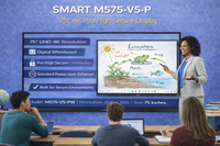 SMART M575-V5-P 75" Pro Series High-Secure Interactive Touch Display - Buy online | Authorized Dealer