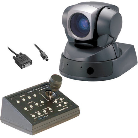 Sony EVI-D100 1 4 PanTiltZoom Camera Kit, includes Camera, Desktop Control Panel and Cable