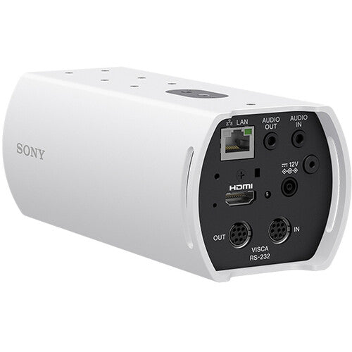 Sony SRG-XB25WN Compact 4K60 Box-Style Remote Camera with 25x Optical Zoom (NDI License Key Code, White)3
