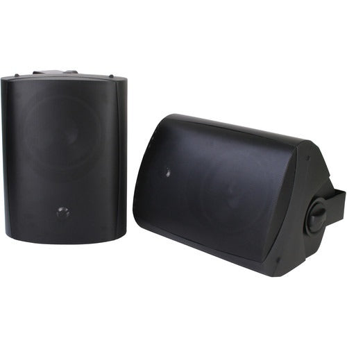 SunBriteTV SB-AW-6-BLK Surface-Mount Outdoor Speakers (Pair, Black)