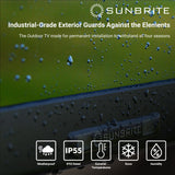 Sunbrite Signature 2 SB-S2-43-4K-BL 43 inch LED HDR 4K Outdoor TV - Partial Sun 2