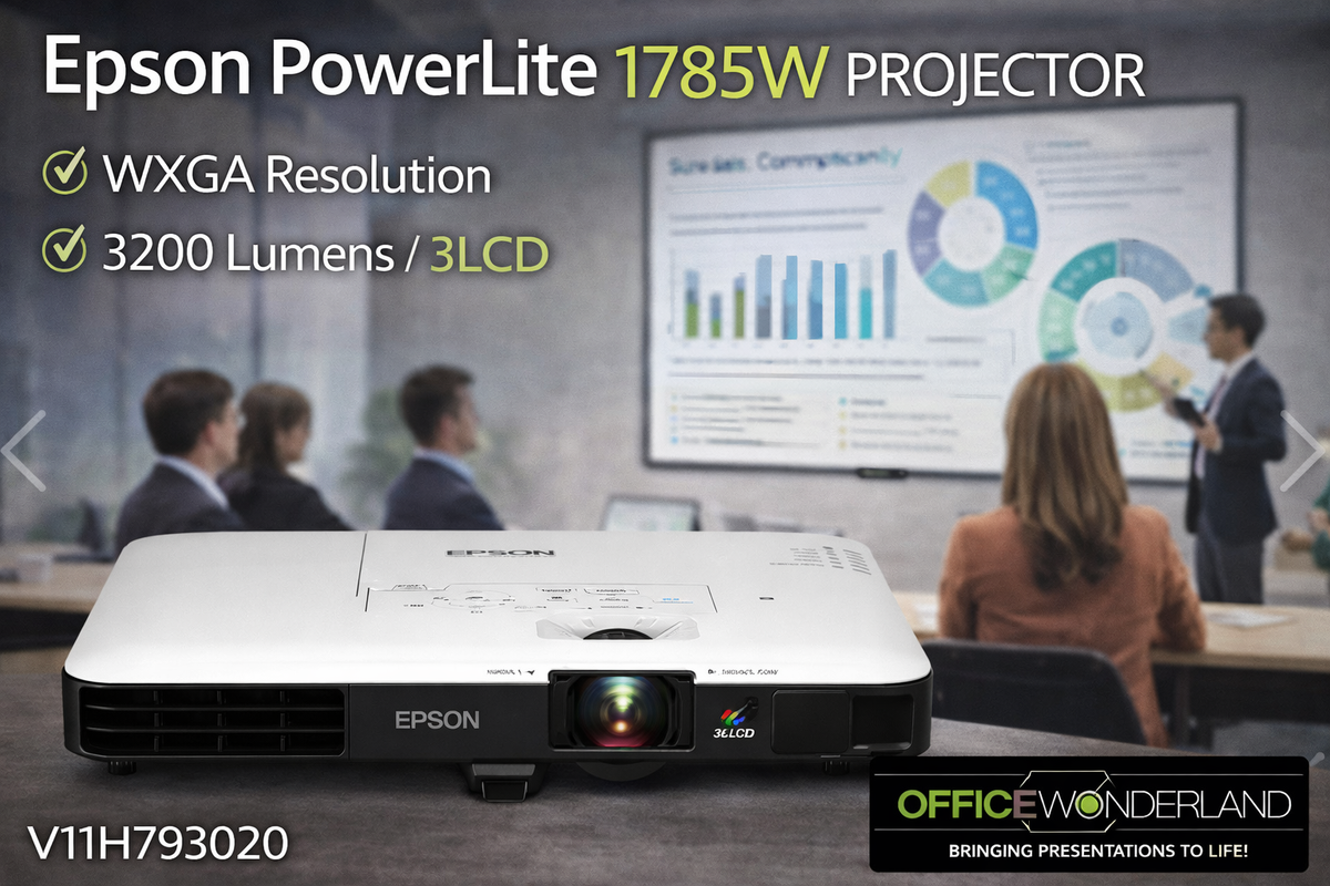 Epson PowerLite 1785W 3LCD WXGA Projector V11H793020
