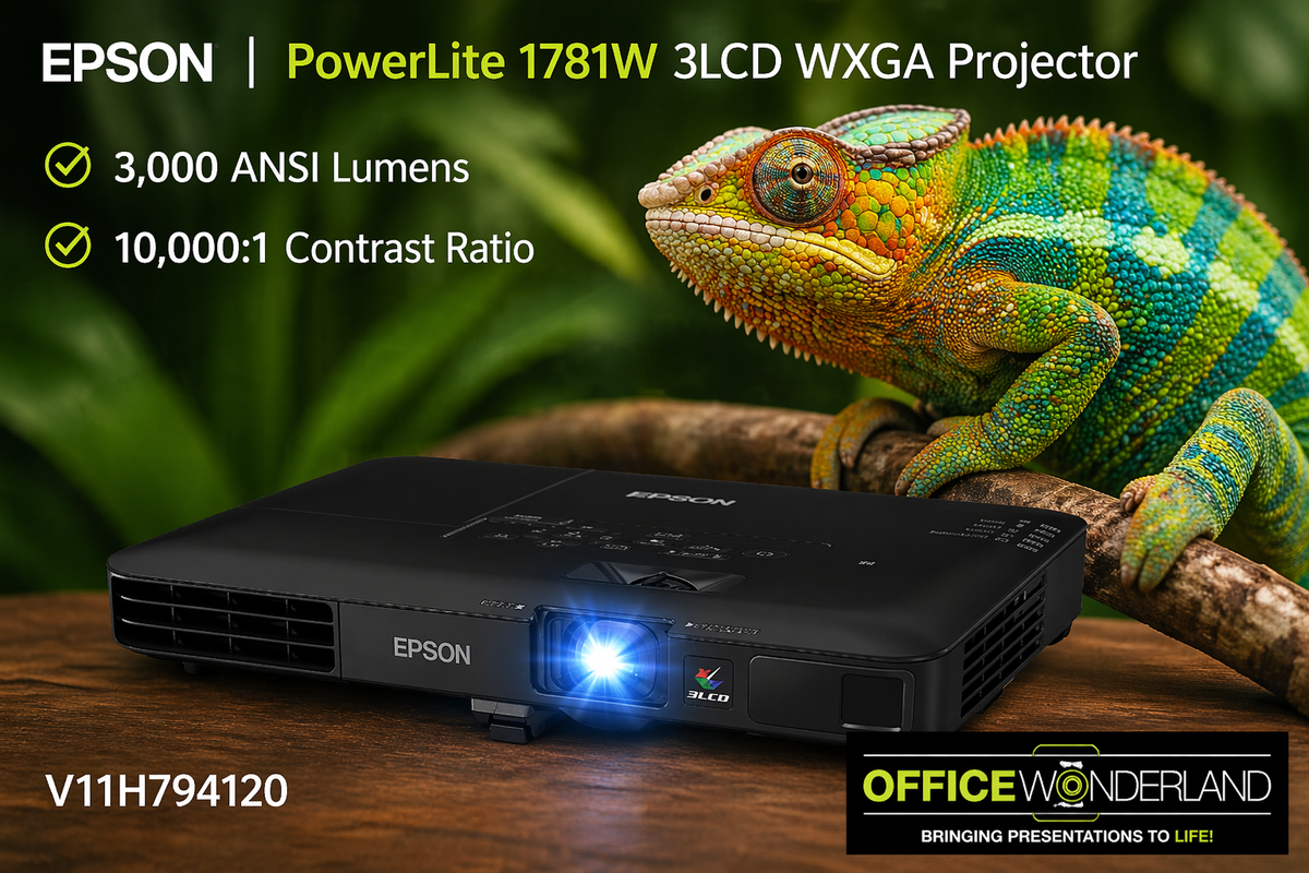 Epson PowerLite 1781W 3LCD WXGA Projector V11H794120