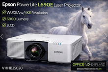 Epson PowerLite L690E 6500-Lumen XPR 4K Laser 3LCD Projector (White)