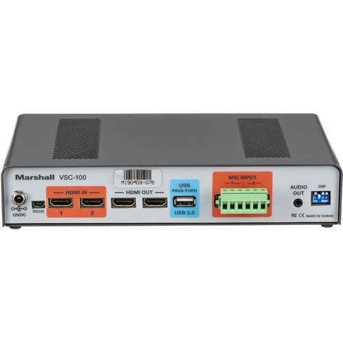 Marshall Electronics AV Consolidator Bridge with Dual HDMI and USB Pass-Through