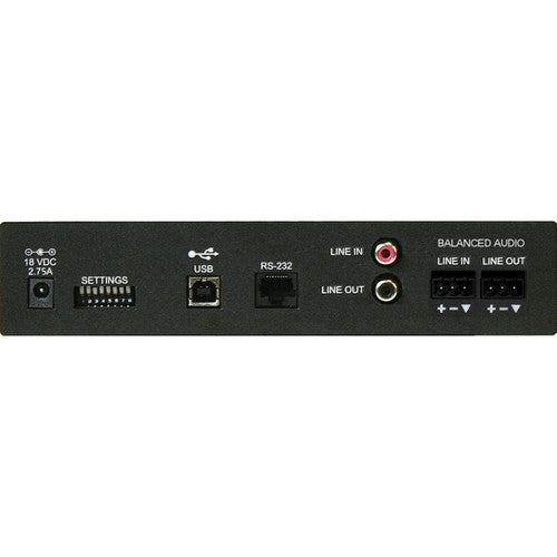 Vaddio EasyUSB AudioBRIDGE Analog Audio to USB Converter 999-8536-000 input output