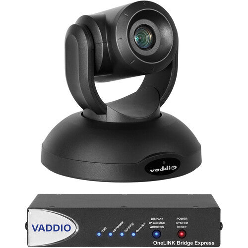 Vaddio RoboSHOT 40 UHD 4K OneLINK Bridge Express System (Black Camera) 9999952270