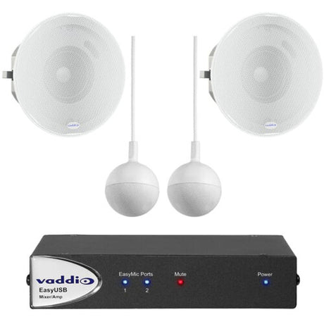 Vaddio USB Audio Bundle Audio-Conferencing System (White) 99986600000