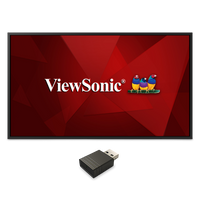 ViewSonic CDE4320 43 4K UHD Presentation Display Bundle with VSB050 USB Wi-Fi Adapter