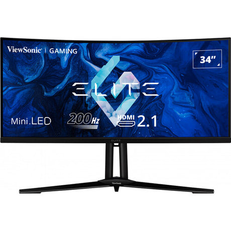 ViewSonic Elite XG341C-2K 34 1440p HDR 200 Hz Curved Ultrawide Gaming Monitor