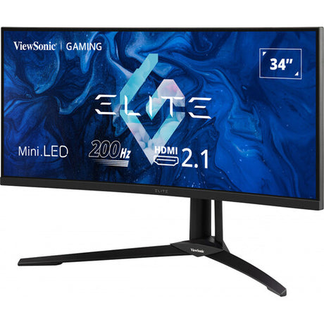 ViewSonic Elite XG341C-2K 34 1440p HDR 200 Hz Curved Ultrawide Gaming Monitor1