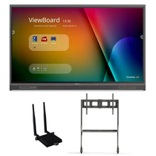 ViewSonic IFP6552-1C-E4 65 4K UHD Interactive Display (Wireless Module & Slim Trolly Cart Bundle)